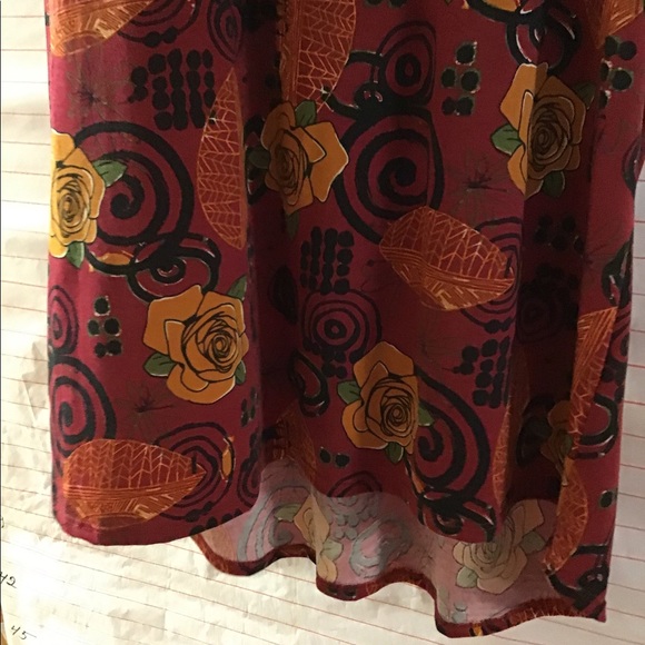 LuLaRoe women’s tunic  2XL  red - Picture 6 of 6